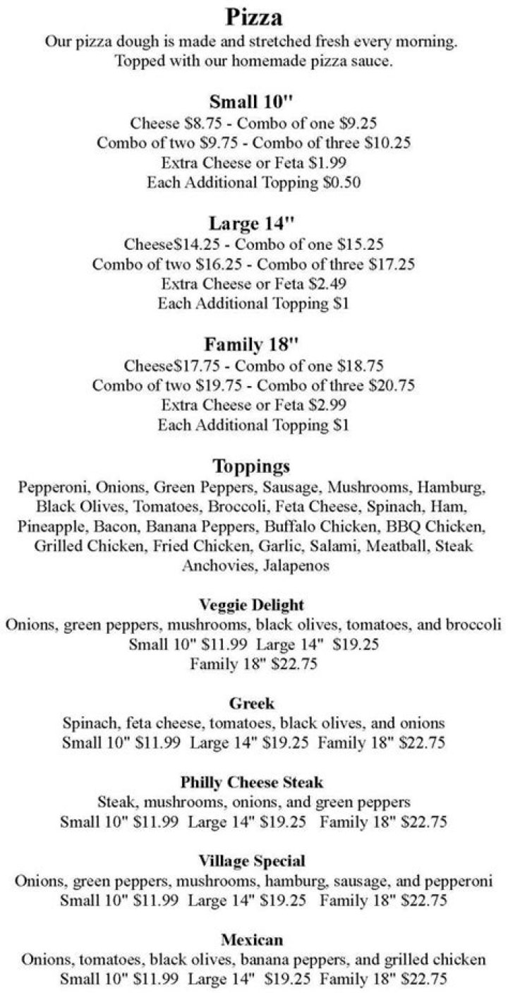 Cheshire Village Pizza Keene NH Menu: A Comprehensive Guide to Your Favorite Pies