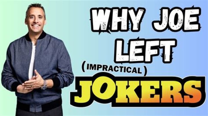 Did Joe Leave the Impractical Jokers? Unveiling the Truth Behind Joe Gatto's Journey