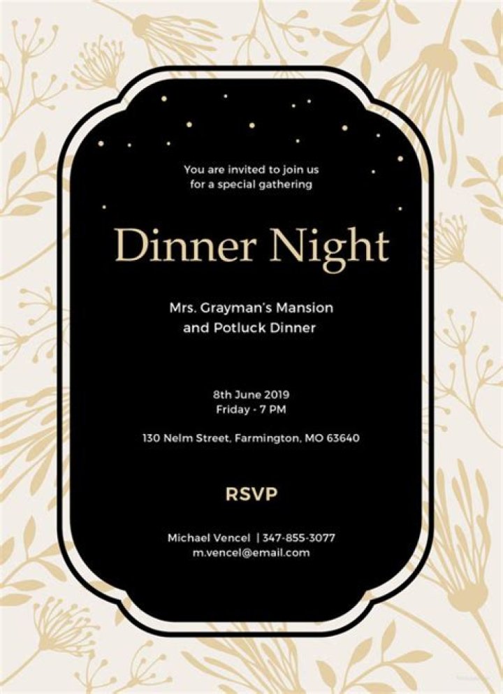 How to Craft a Perfect Formal Dinner Invitation Text