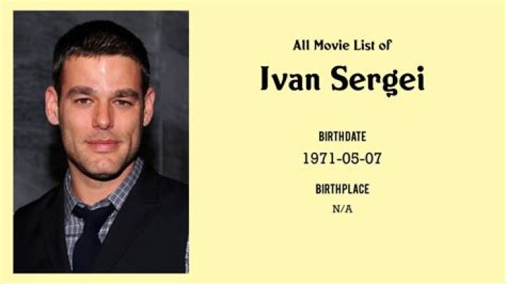 Ivan Sergei Movies and TV Shows: A Comprehensive Guide