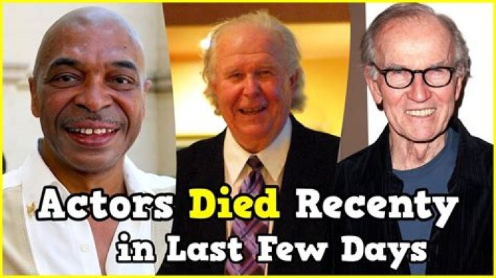 Tragic Loss: Remembering Two Talented Actors Who Died Yesterday
