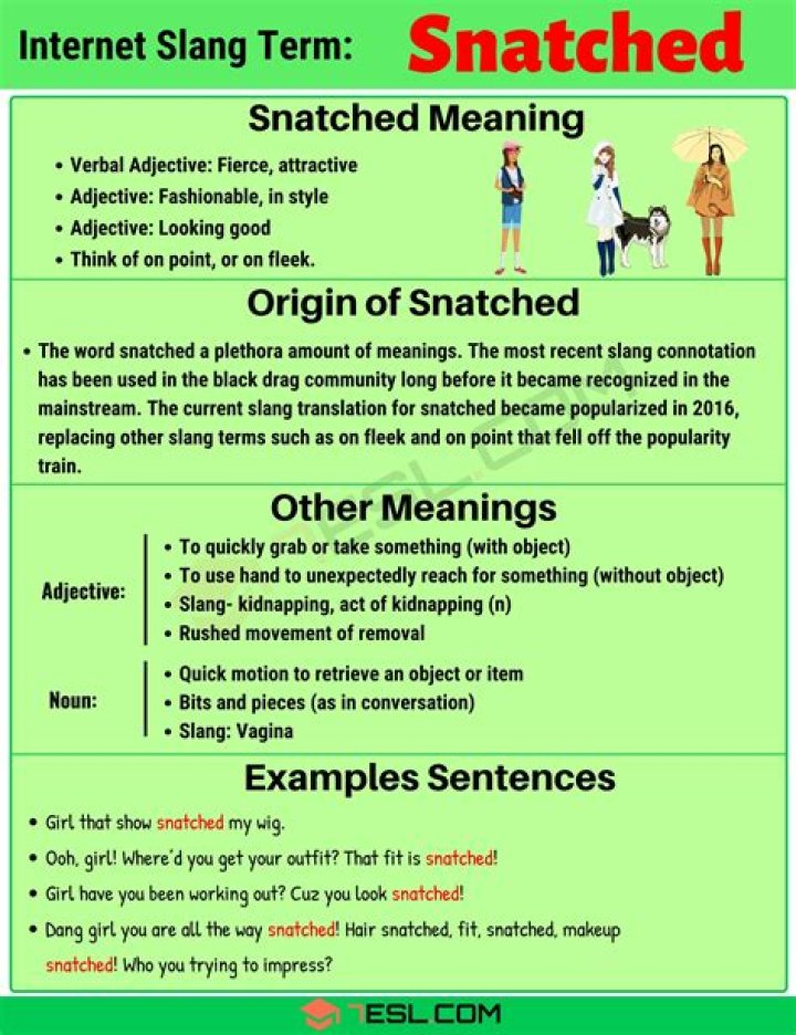 Understanding the Slang Term "Get Snatched": Meaning, Usage, and Cultural Impact